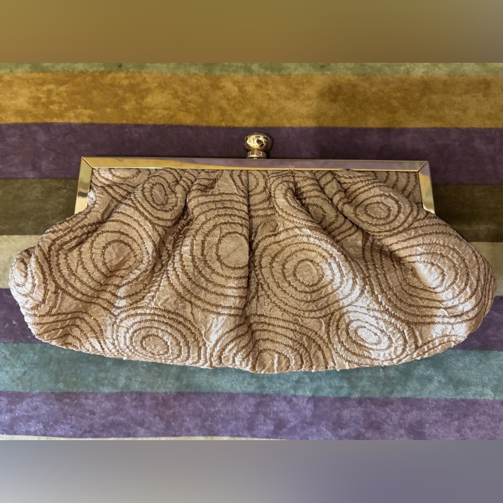 Elegant Tan Clutch Bag